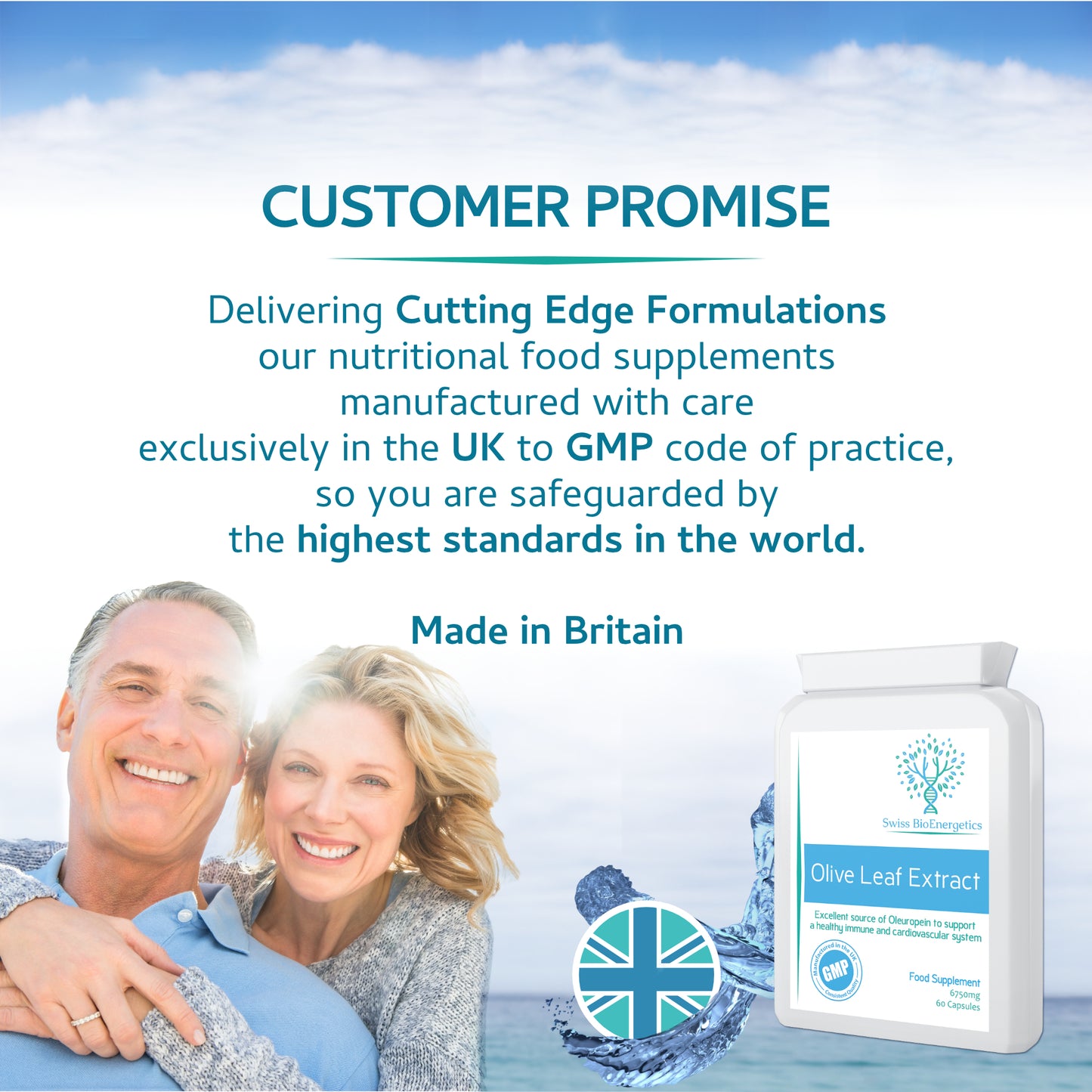 Olive Leaf Extract 6750mg Whole Leaf Equivalent - 60 Capsules