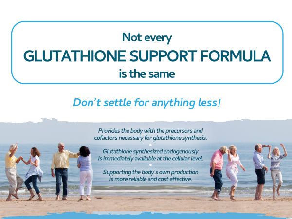 Glutathione Booster Complex 120 Capsules of Advanced Nutrition to Support The Bodys own Glutathione Production