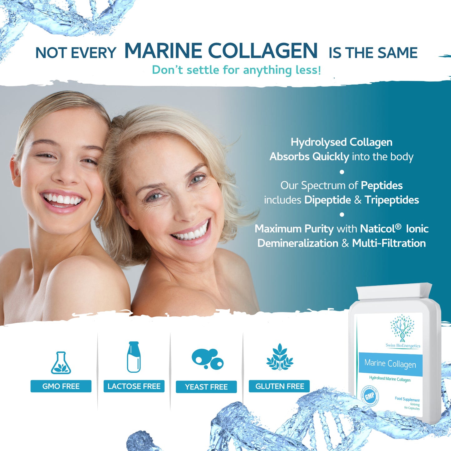 Marine Collagen 600mg 60 Capsules