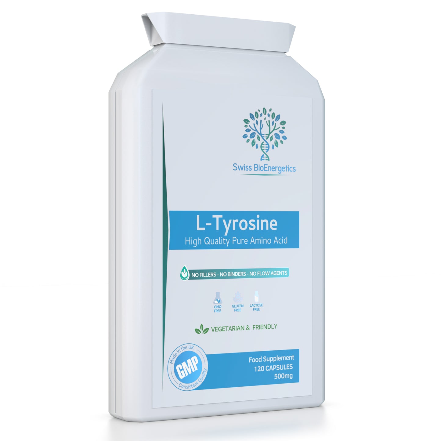 L-Tyrosine 500mg 120 Capsules