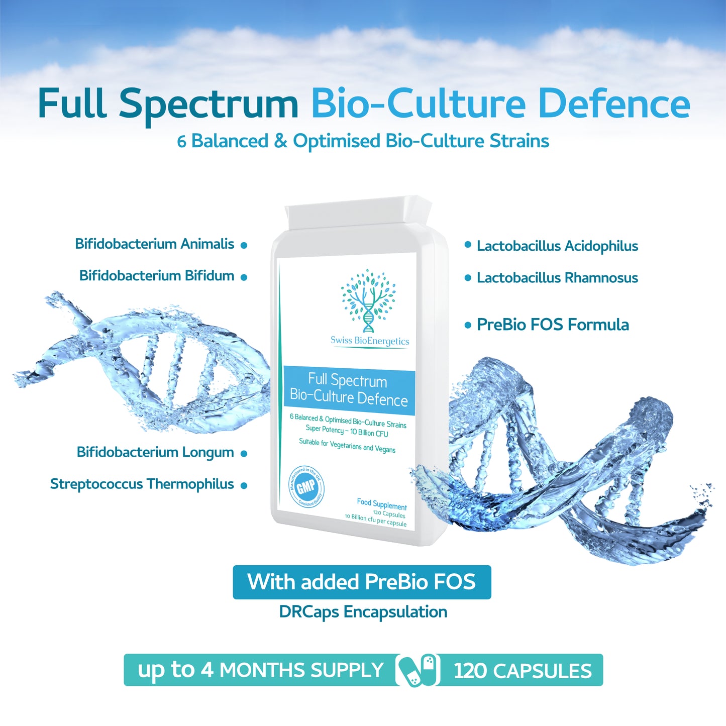 Full Spectrum Bio-Culture Defence - 120 Capsules
