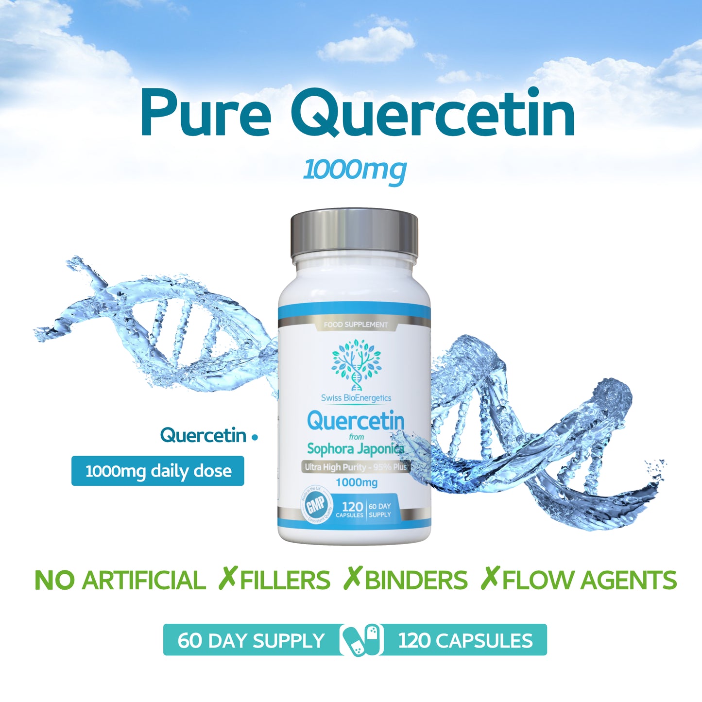 Quercetin 1000mg 60-day supply