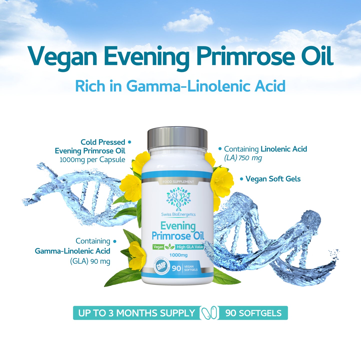 Evening Primrose Oil 1000mg 90 Capsules