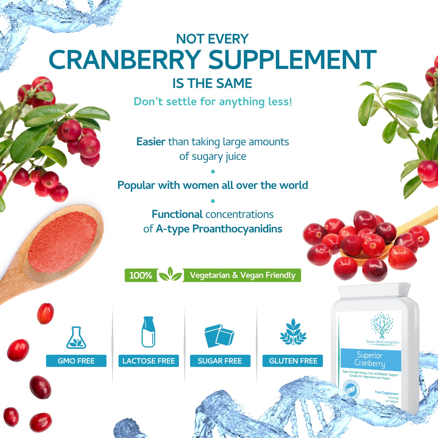 Cranberry - 5000mg 90 Tablets