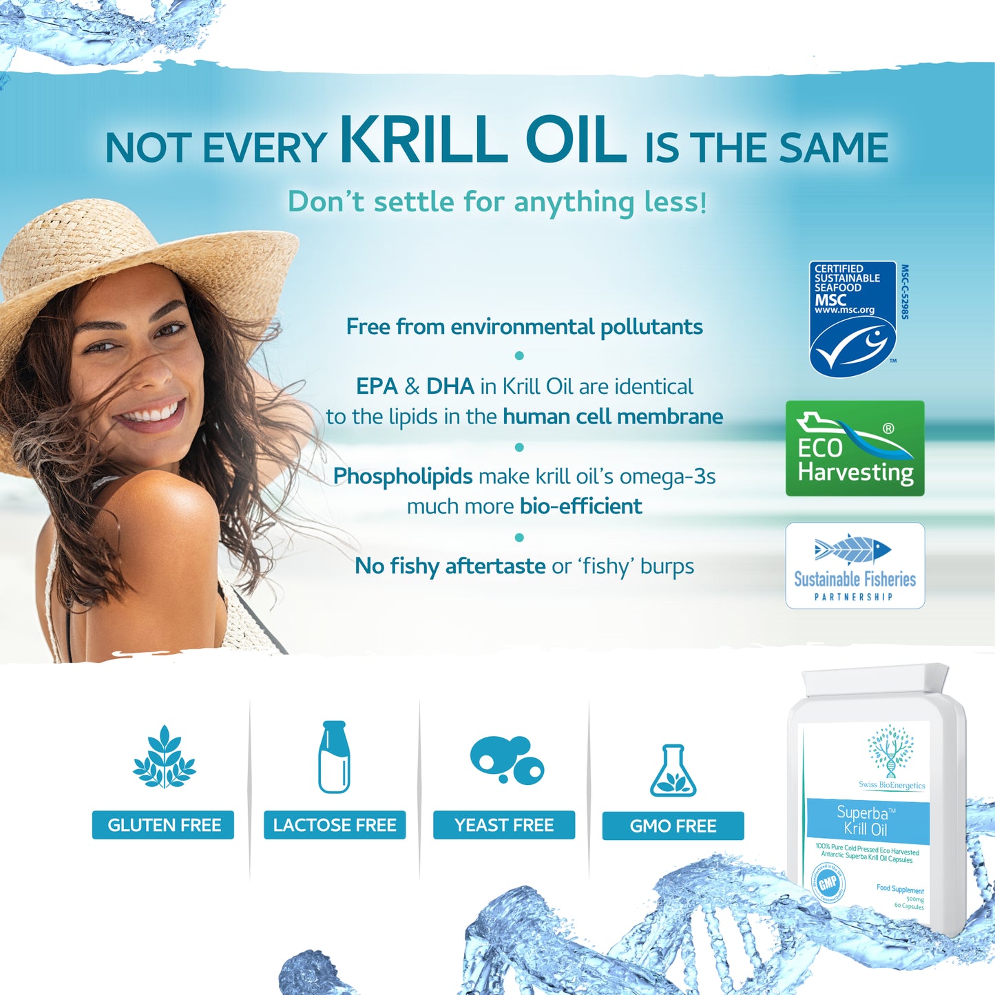 Superba Krill Oil Extract 500mg 60 Capsules
