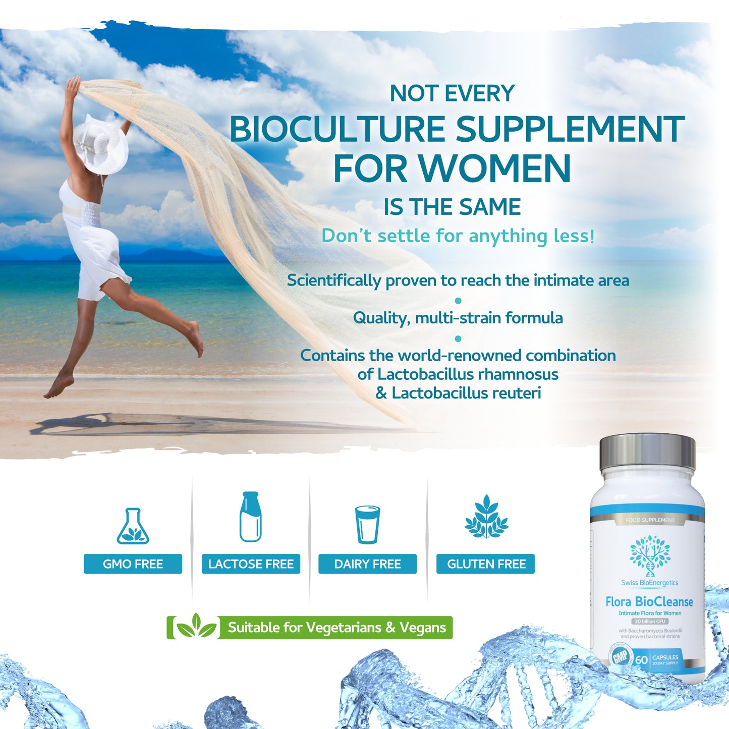 Flora BioCleanse 20 Billion CFU Daily dose - 60 Capsules