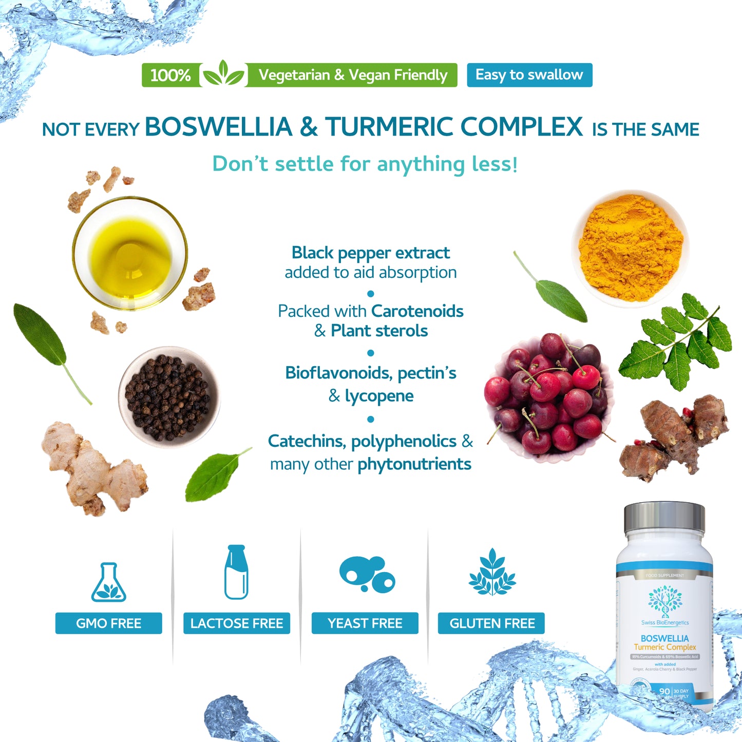 Boswellia & Turmeric Complex  90 Capsules