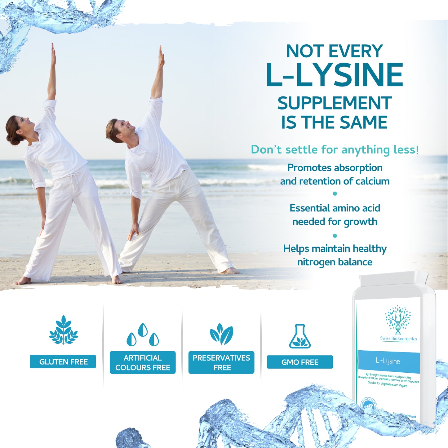 L-Lysine Tablets 1,000mg 90 Tablets