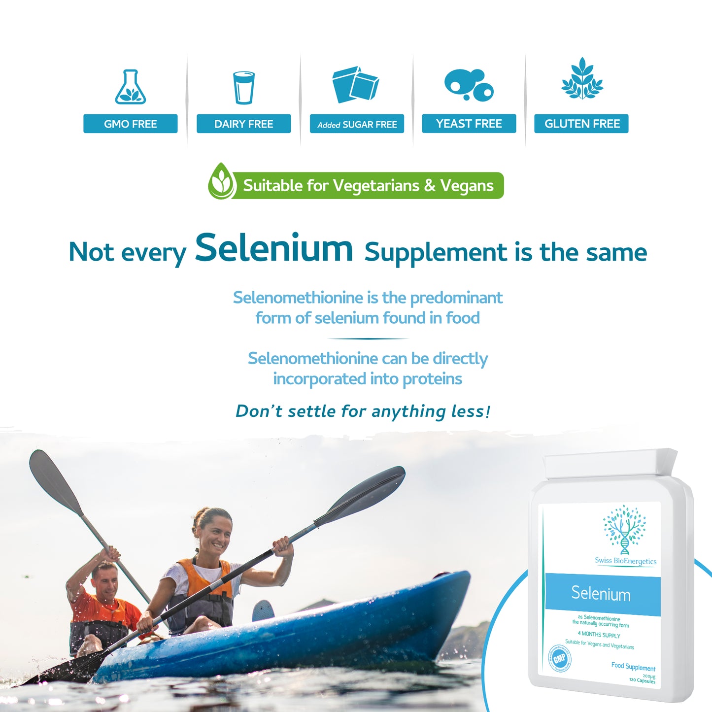 Selenium 200µg - 120 Capsules