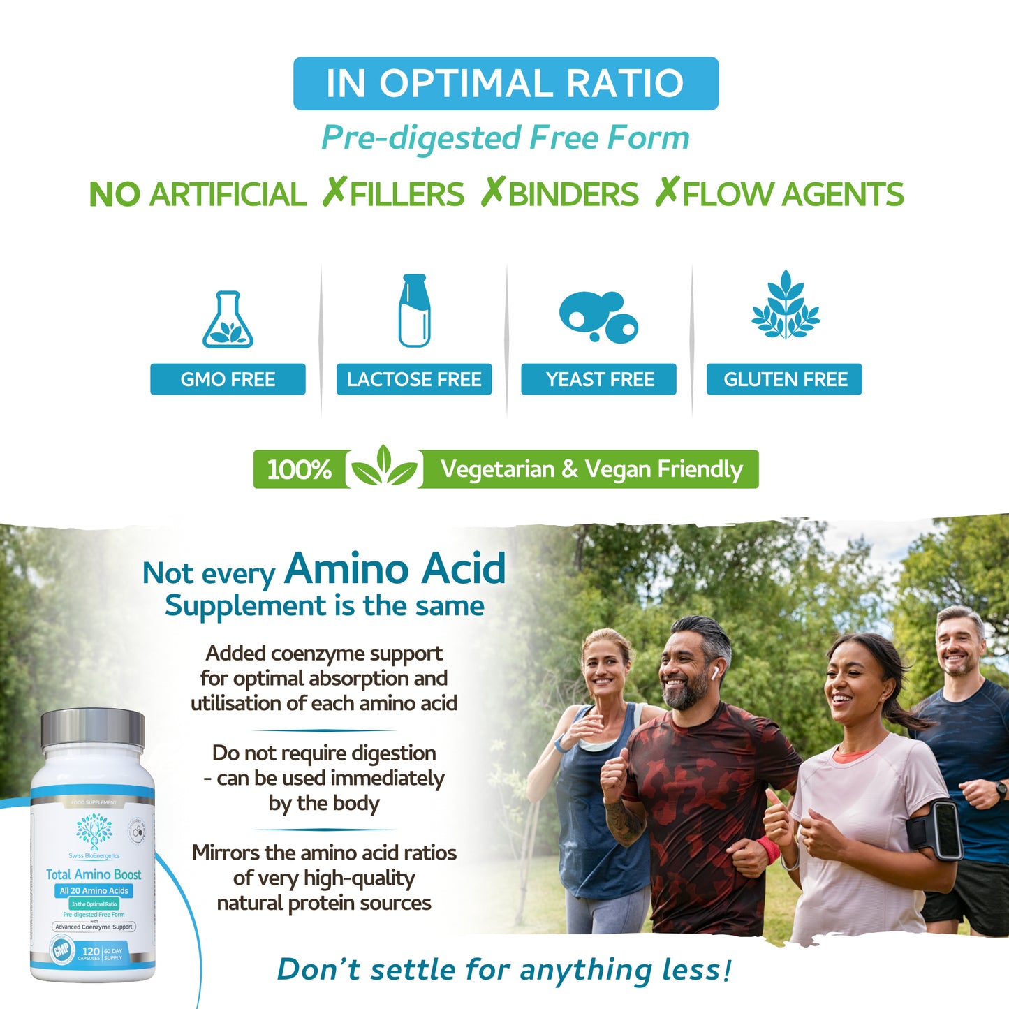 Total Amino Boost - 120 Capsules