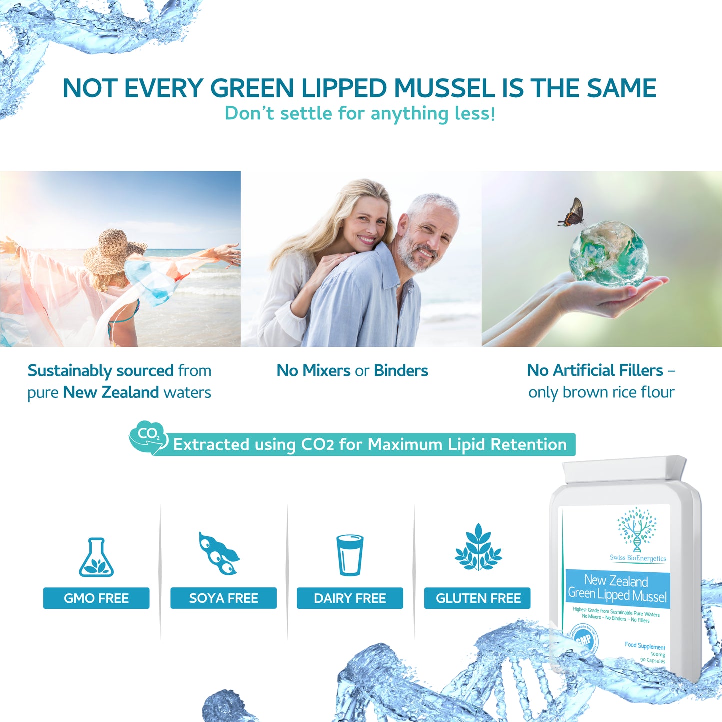 Green Lipped Mussel 500mg 90 Capsules