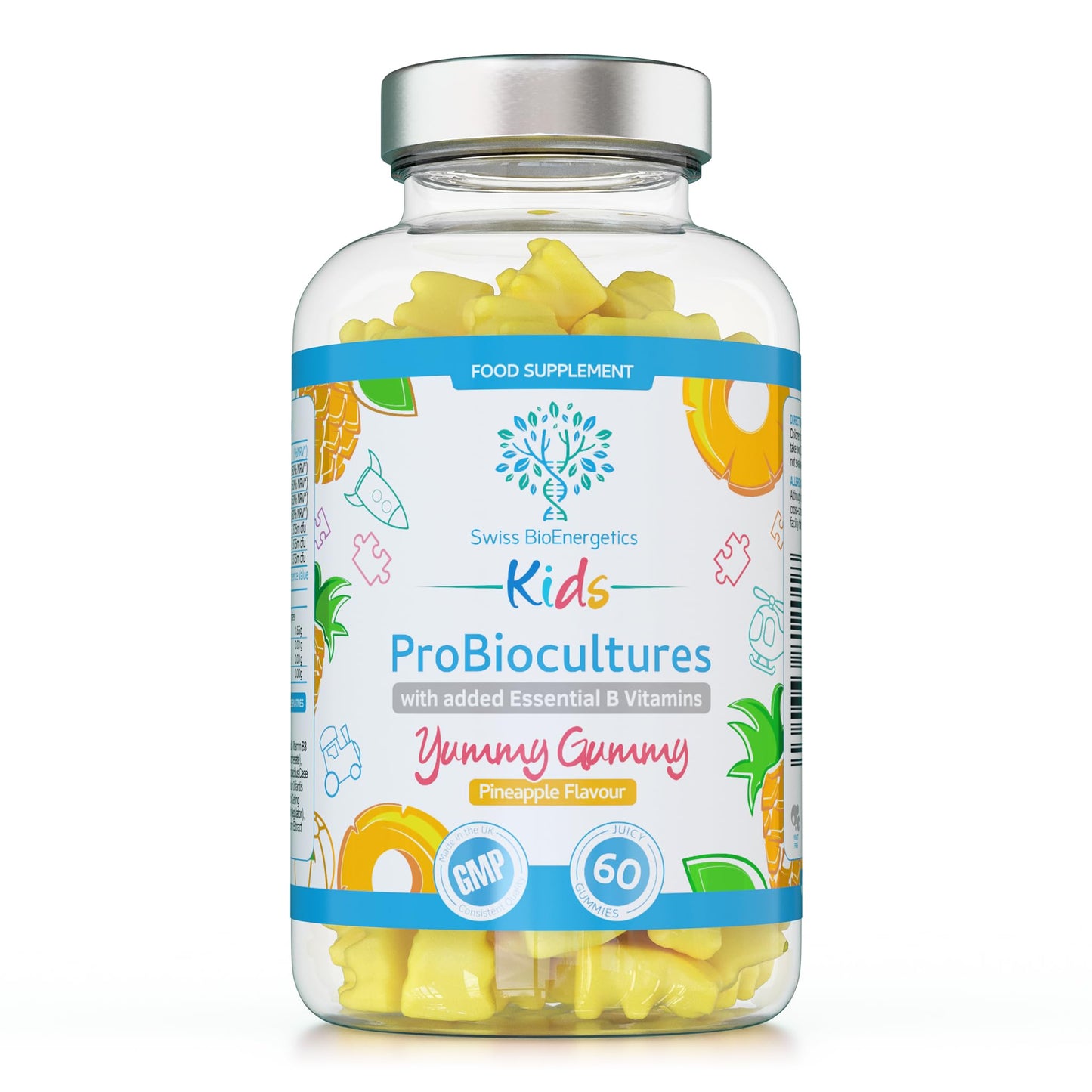 Kids Probiotics/ProBiocultures Gummies - 60 Children's probiotics Multi-Strain Gummies