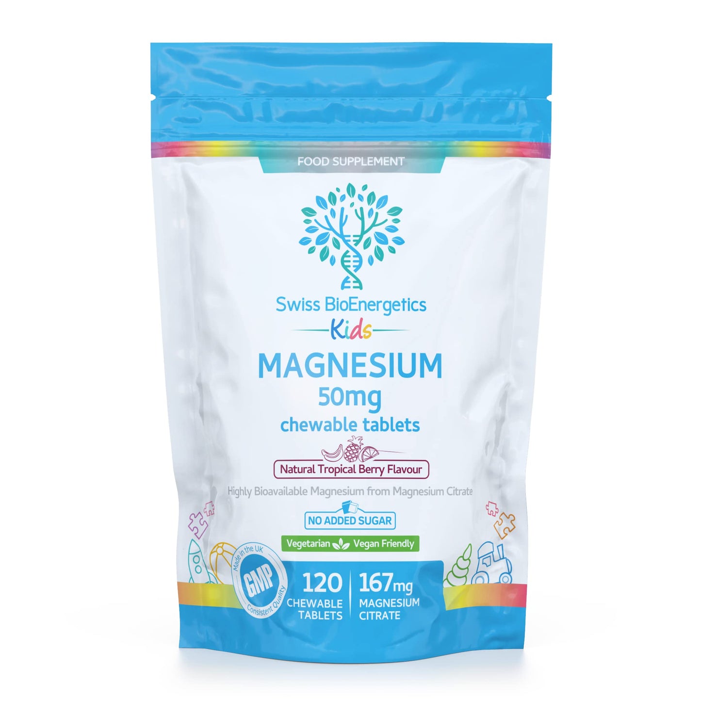 Kids Magnesium Chewable Tablets 50mg