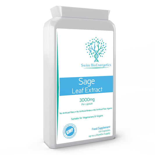 Sage Leaf Extract - 3000mg High Strength Capsules