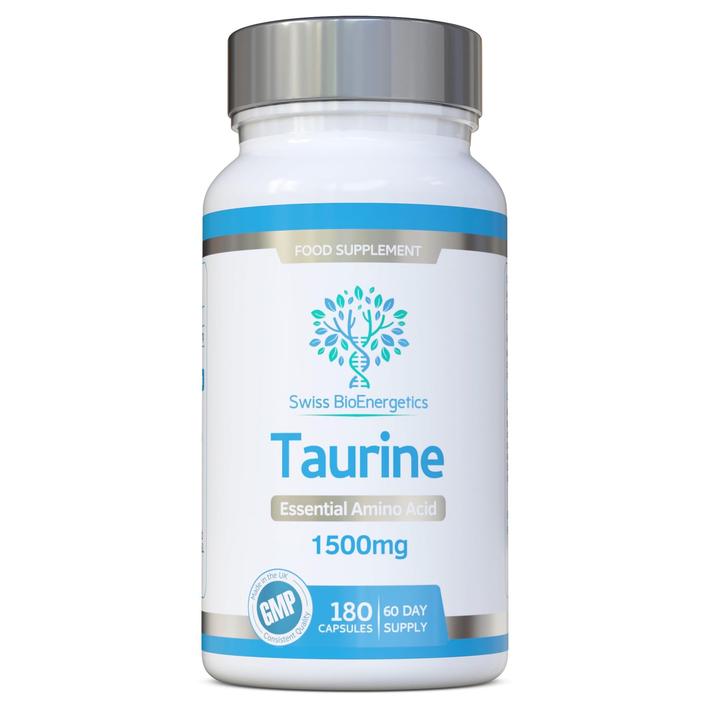 Taurine Supplement 1500mg 60 Day Supply
