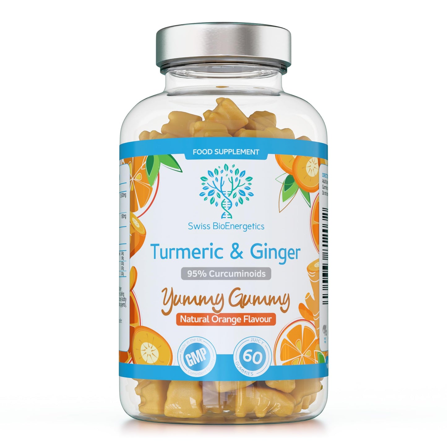 Turmeric Curcumin Gummies with Ginger - 60 Gummies