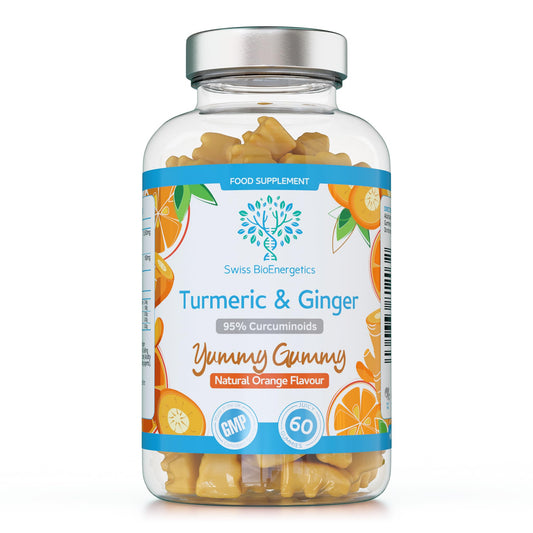 Turmeric Curcumin Gummies with Ginger - 60 Gummies