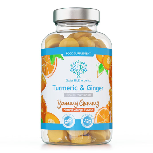 Turmeric Curcumin Gummies with Ginger - 120 Gummies
