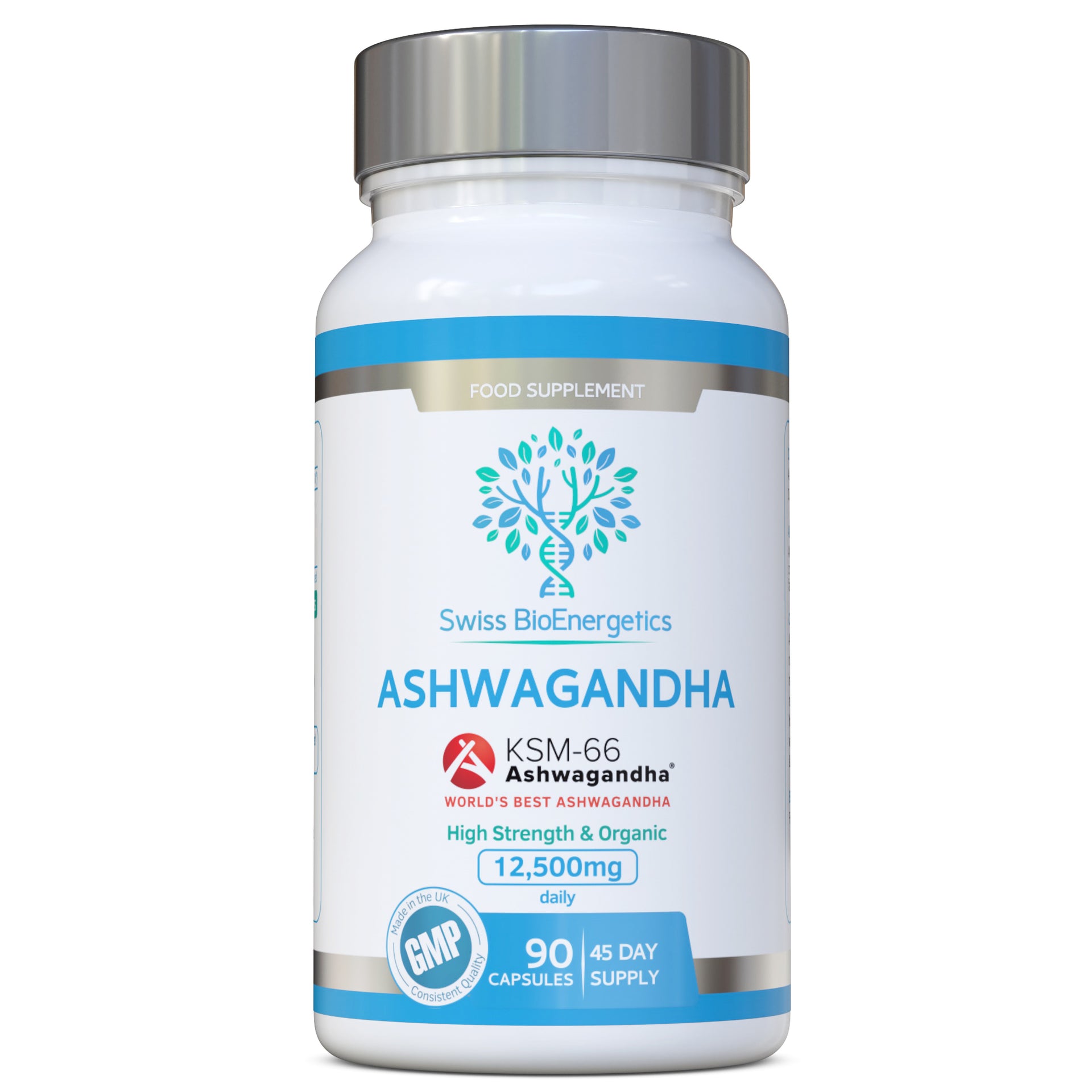 Ashwagandha KSM 66 Huge 12 500mg Daily 45 Day Supply
