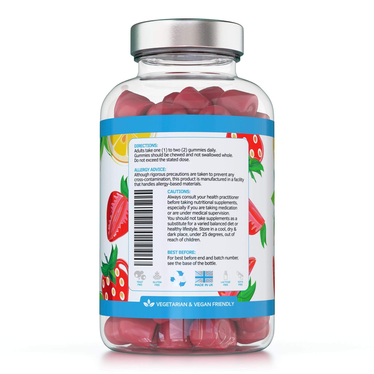 Biotin Gummies 10,000mcg 150 Vegan Vitamins