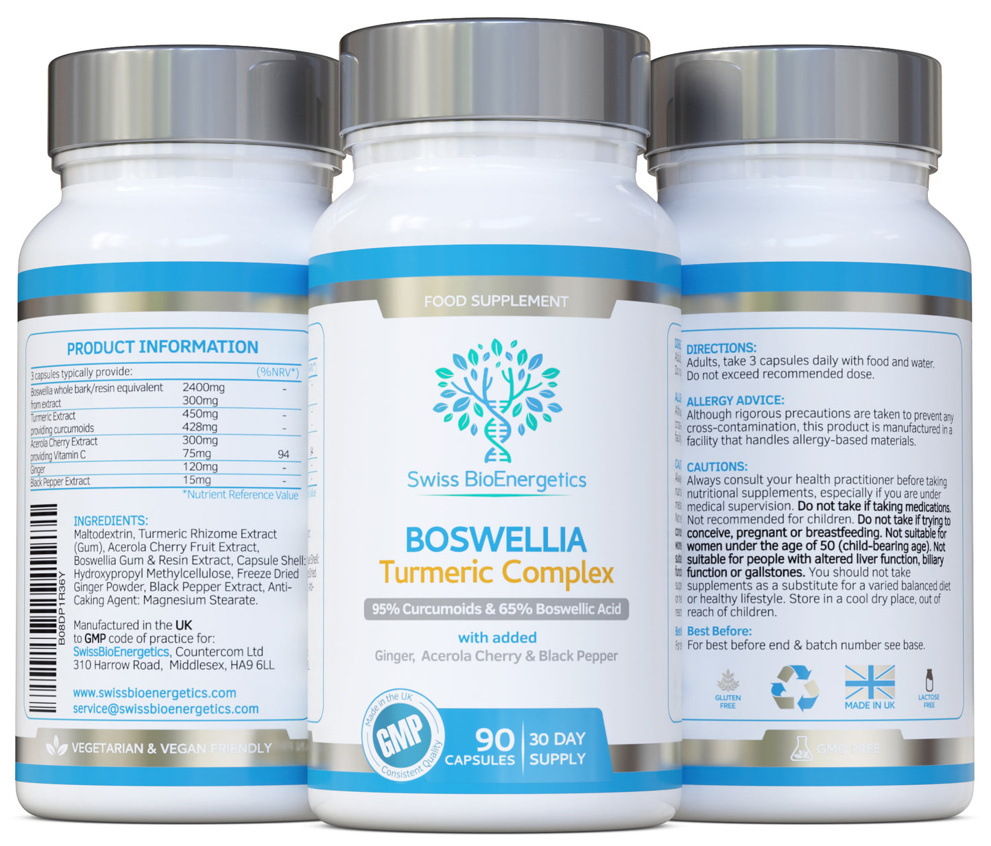 Boswellia & Turmeric Complex  90 Capsules