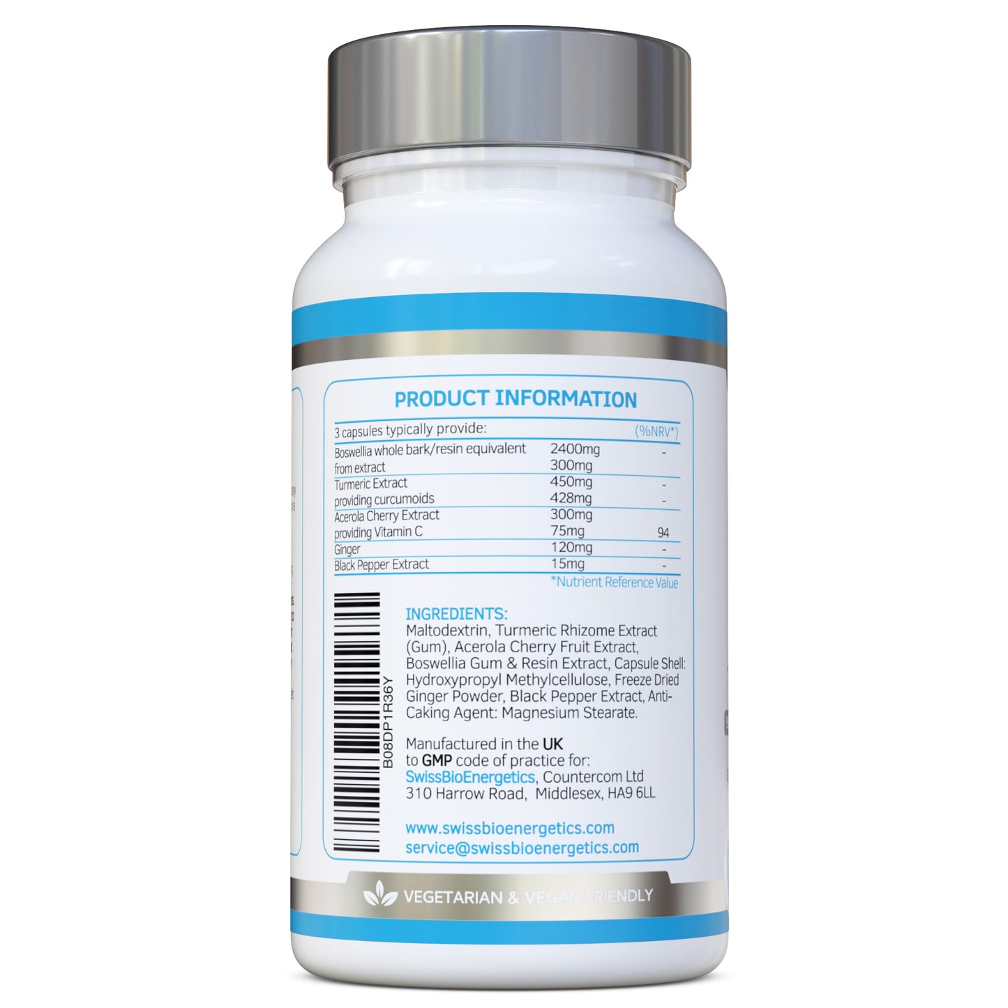 Boswellia & Turmeric Complex  90 Capsules
