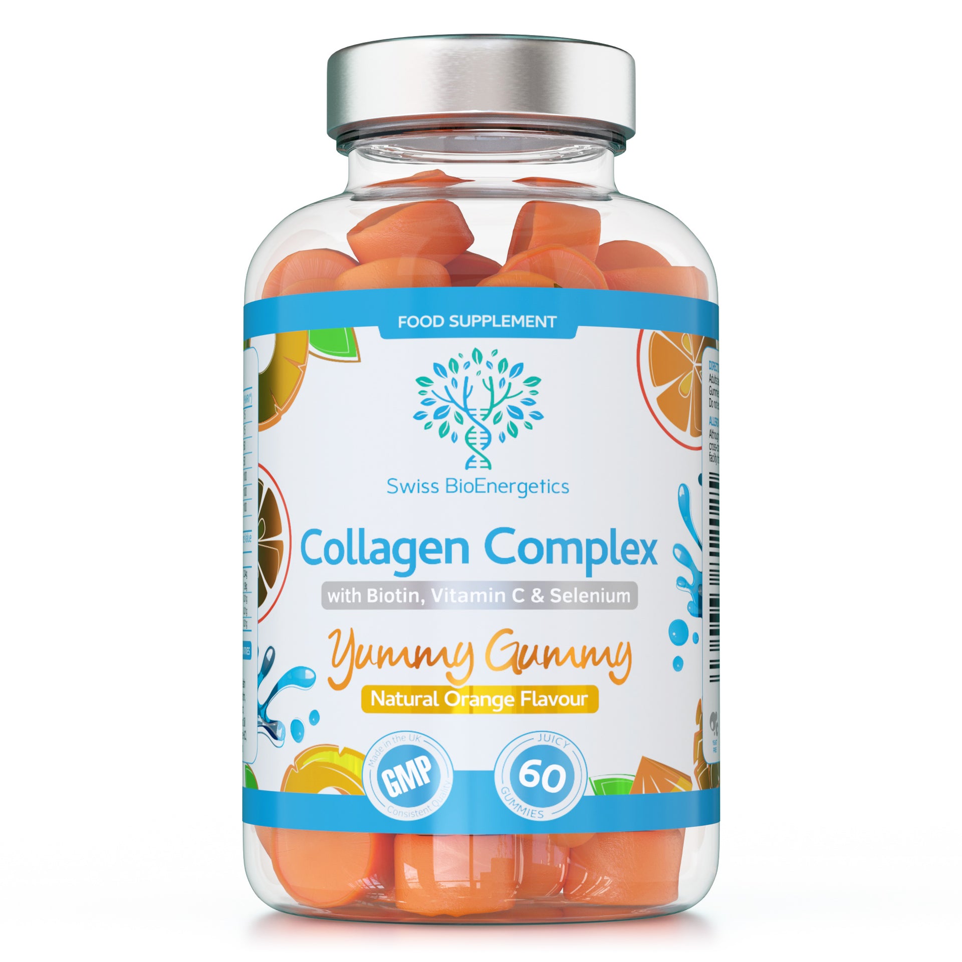 Collagen Complex – 60 Natural Flavour Chewable Gummies