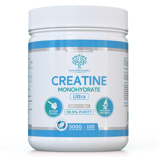 Creatine Monohydrate Powder - 500g (100 Servings)
