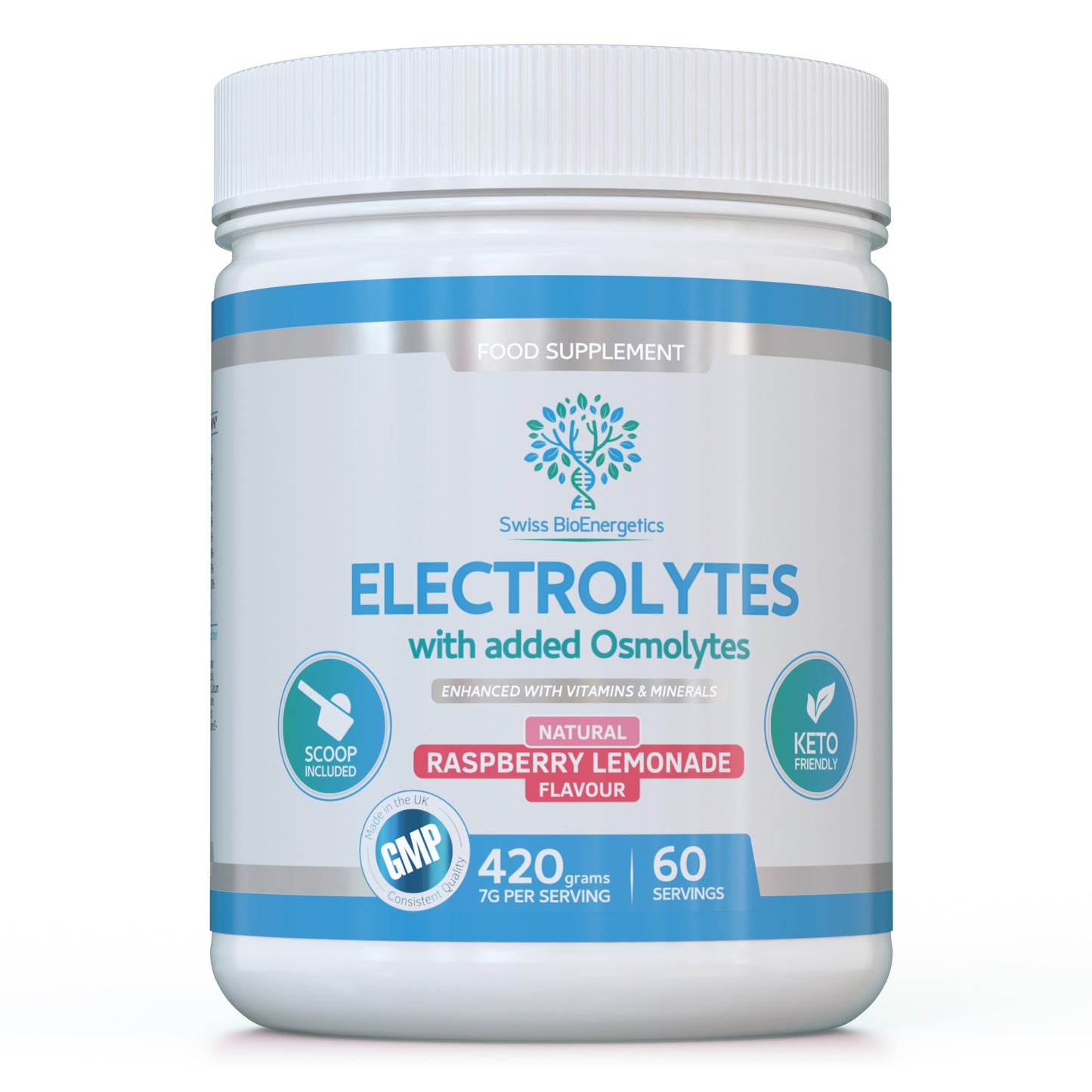 ELECTROLYTES with added Osmolytes - RASBERRY LEMONADE Natural flavour