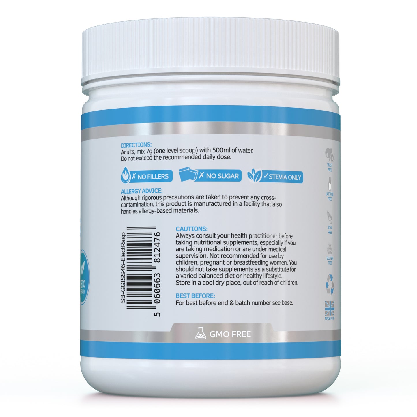 ELECTROLYTES with added Osmolytes - RASBERRY LEMONADE Natural flavour