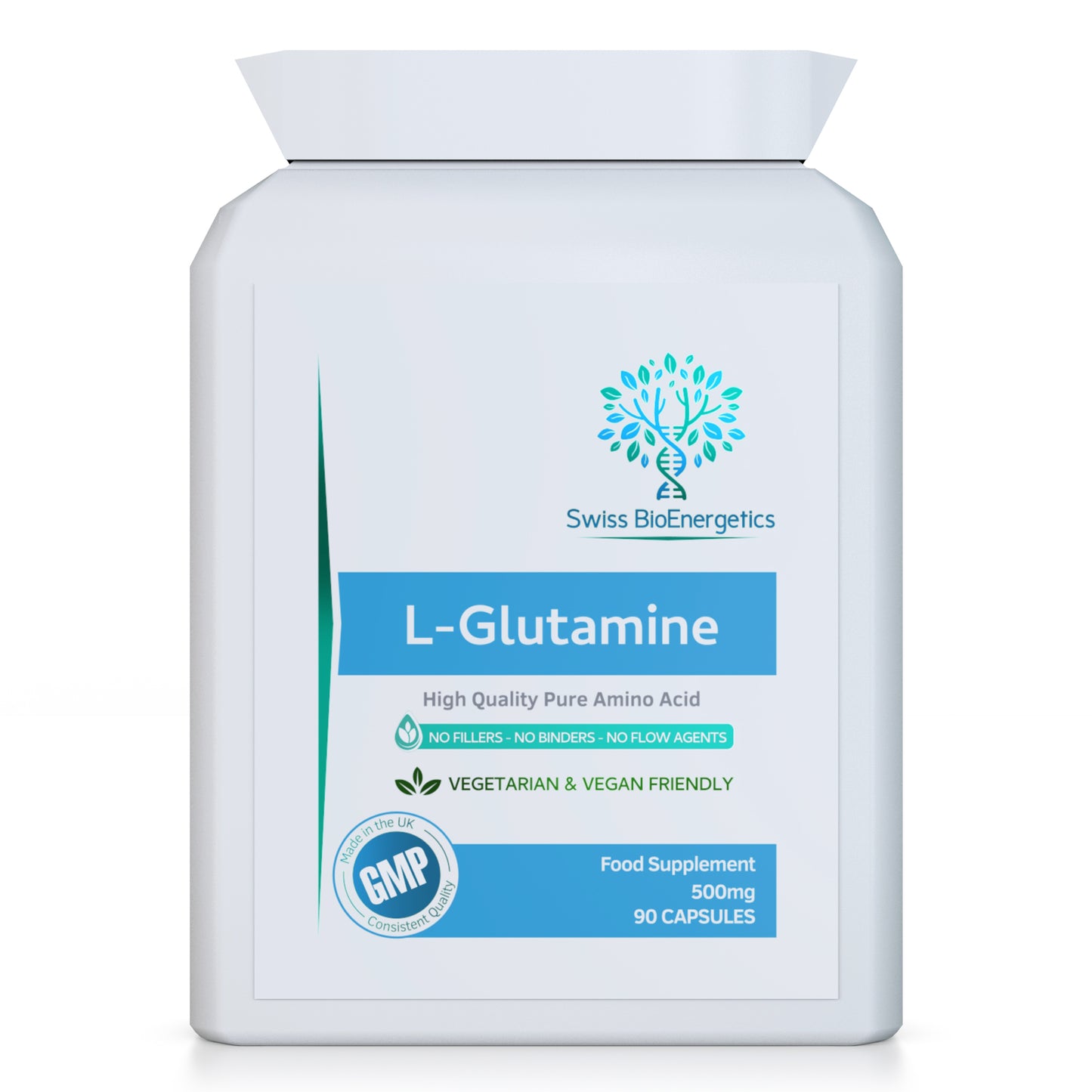 L-Glutamine 500mg 90 Capsules