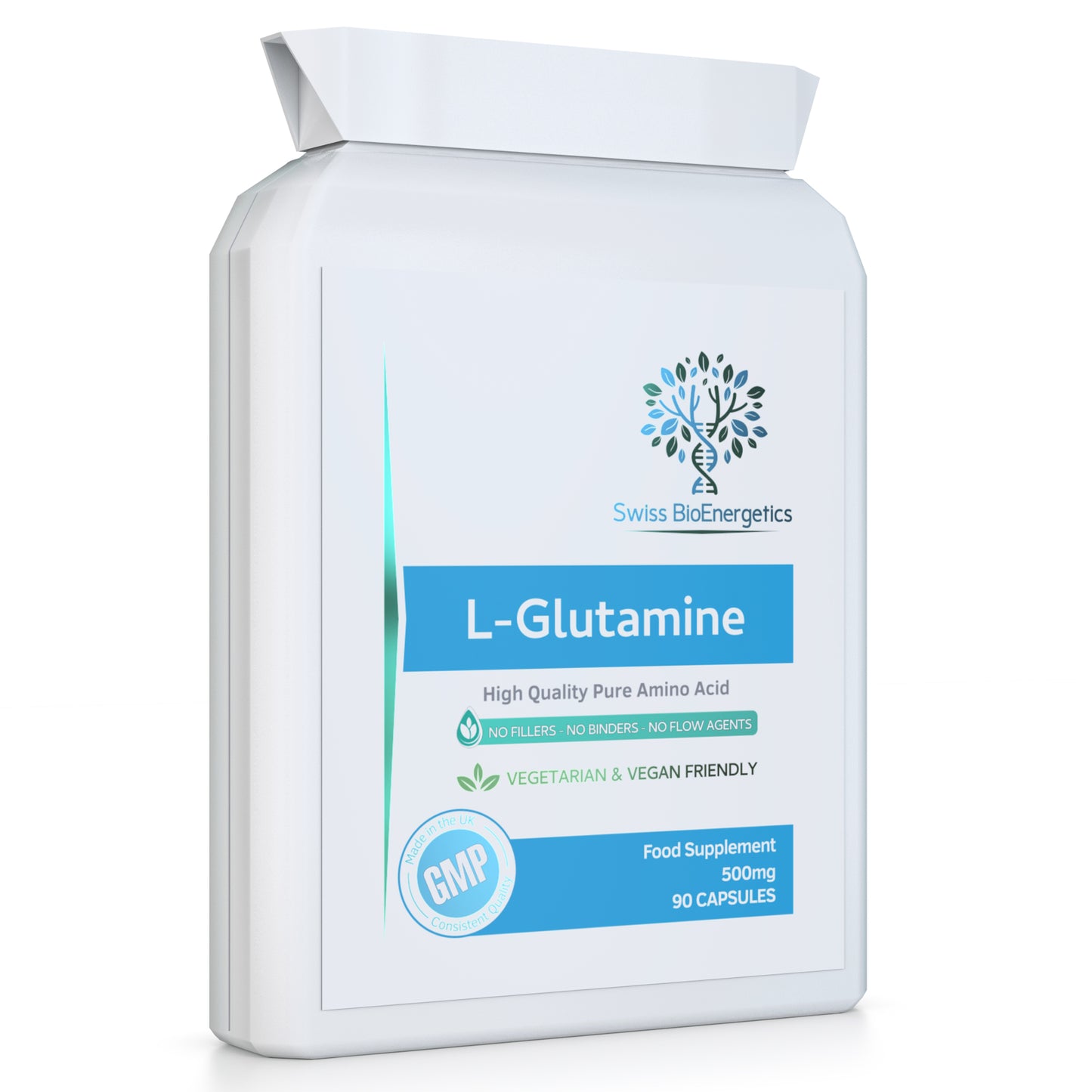 L-Glutamine 500mg 90 Capsules