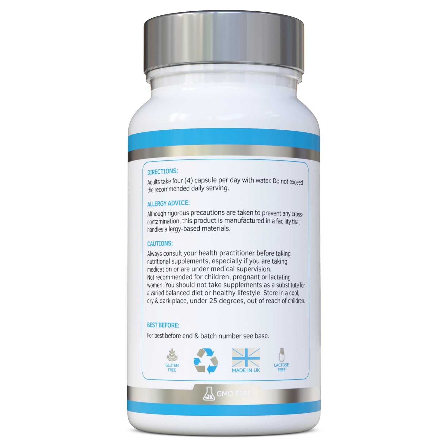 Glutathione Booster Complex 120 Capsules of Advanced Nutrition to Support The Bodys own Glutathione Production