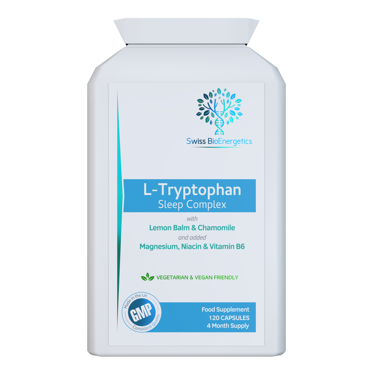 L-Tryptophan Sleep Complex 220mg - 120 Capsules/Sleep Complex