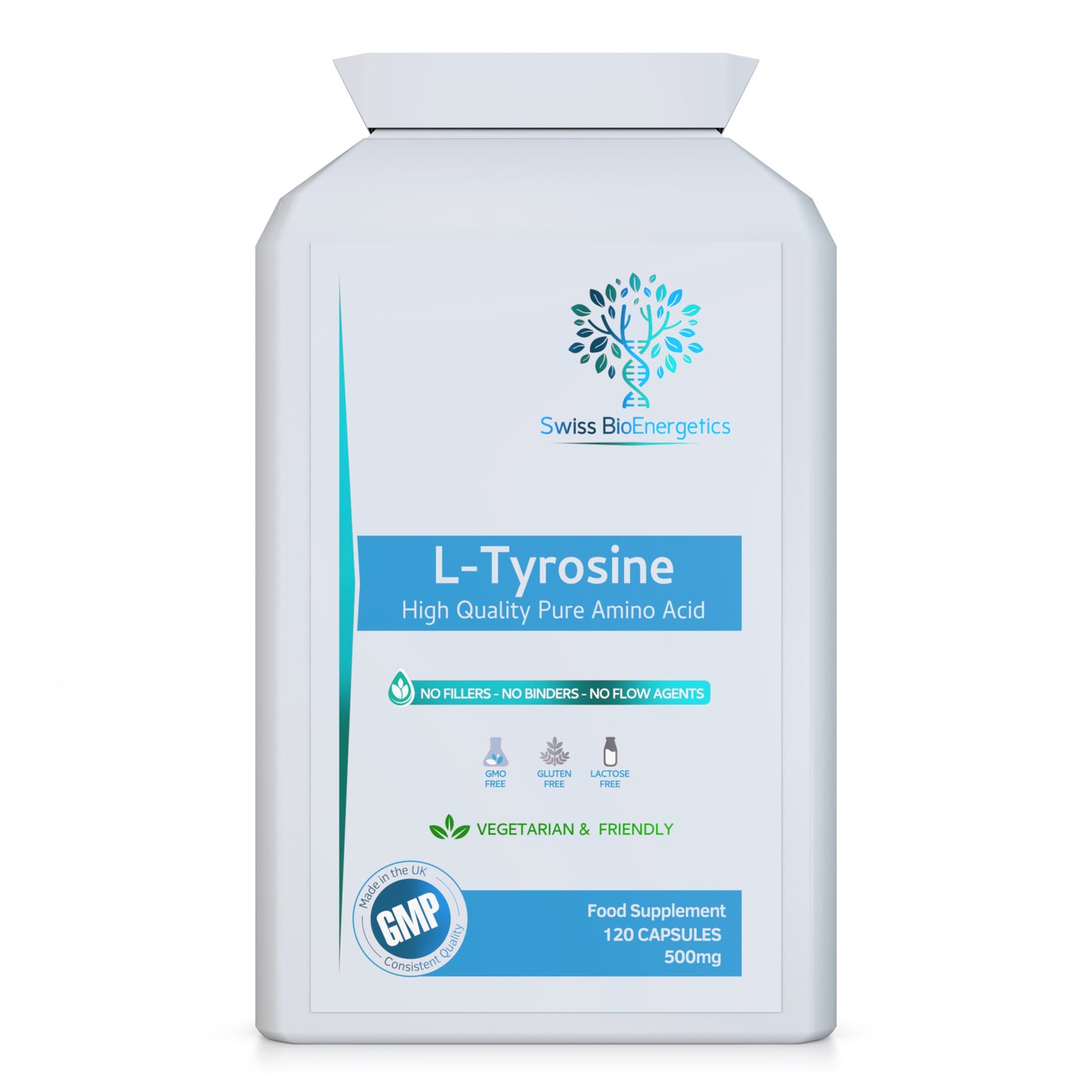 L-Tyrosine 500mg 120 Capsules