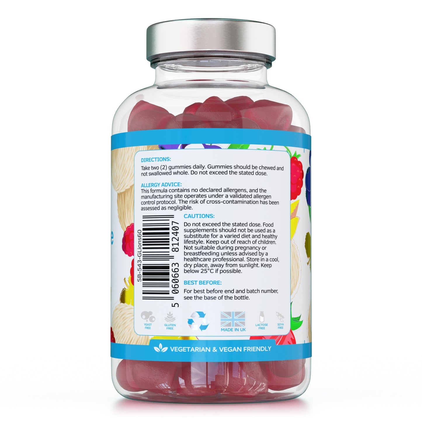 Lion's Mane Gummies 2000mg