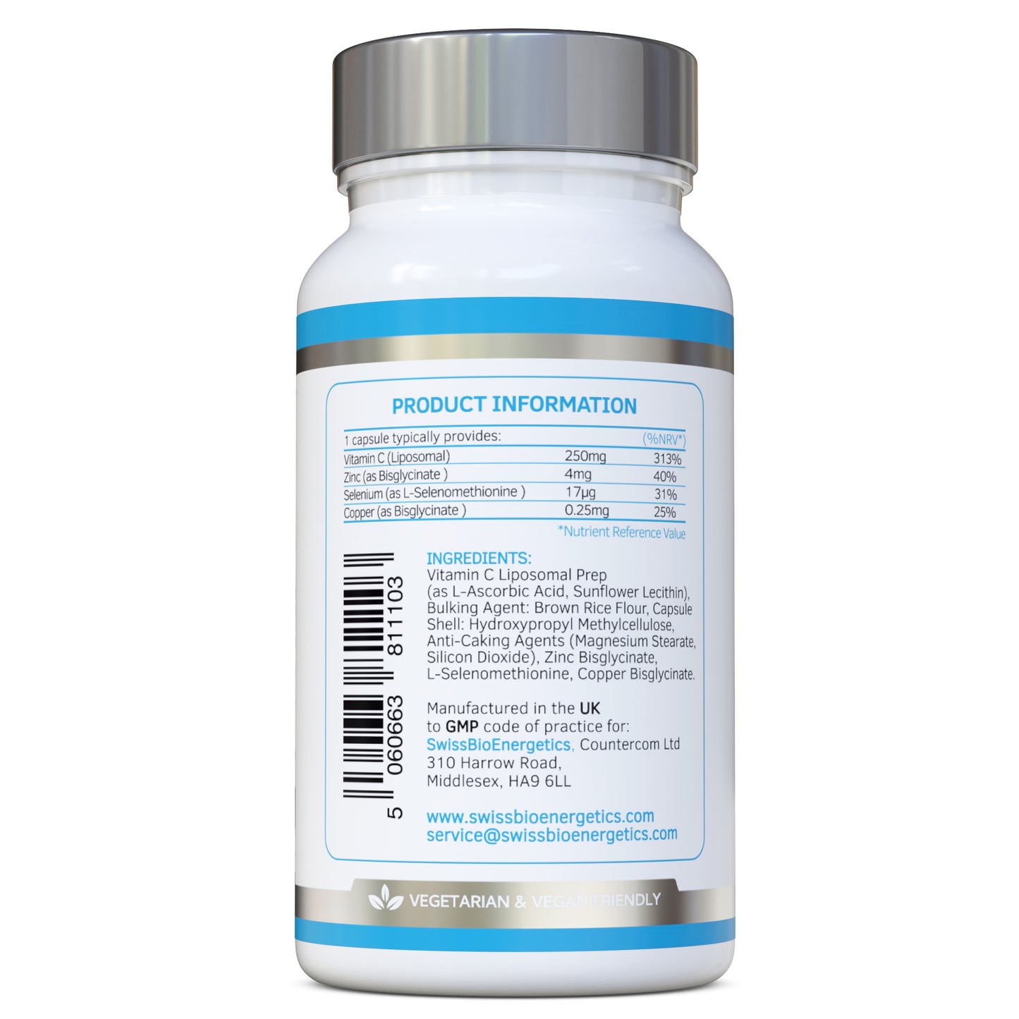 Liposomal Vitamin C Complex with Zinc, Selenium and Copper