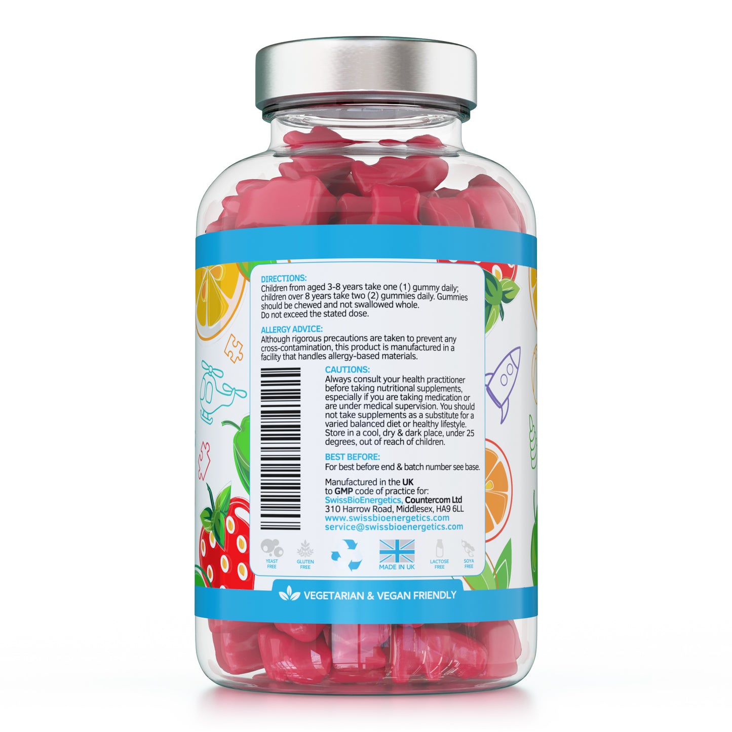 Kids/Childrens Vitamins - 150 Multivitamin & Minerals Gummies