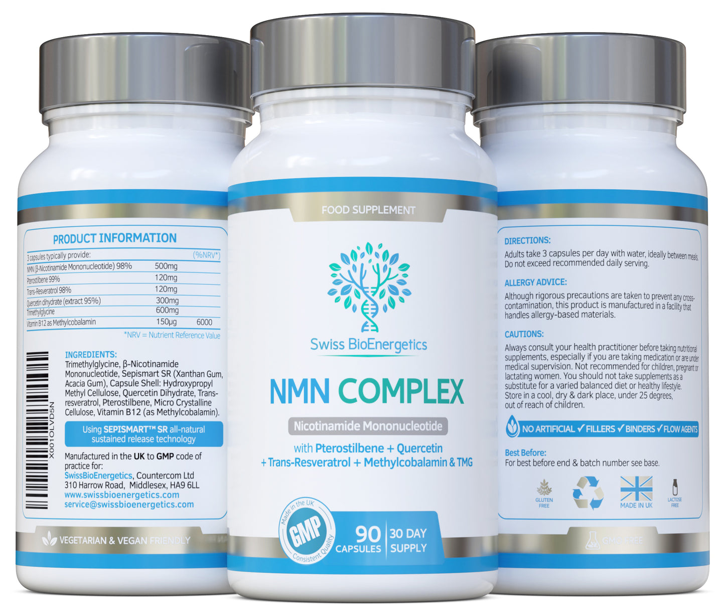 NMN Complex, 90 Capsules