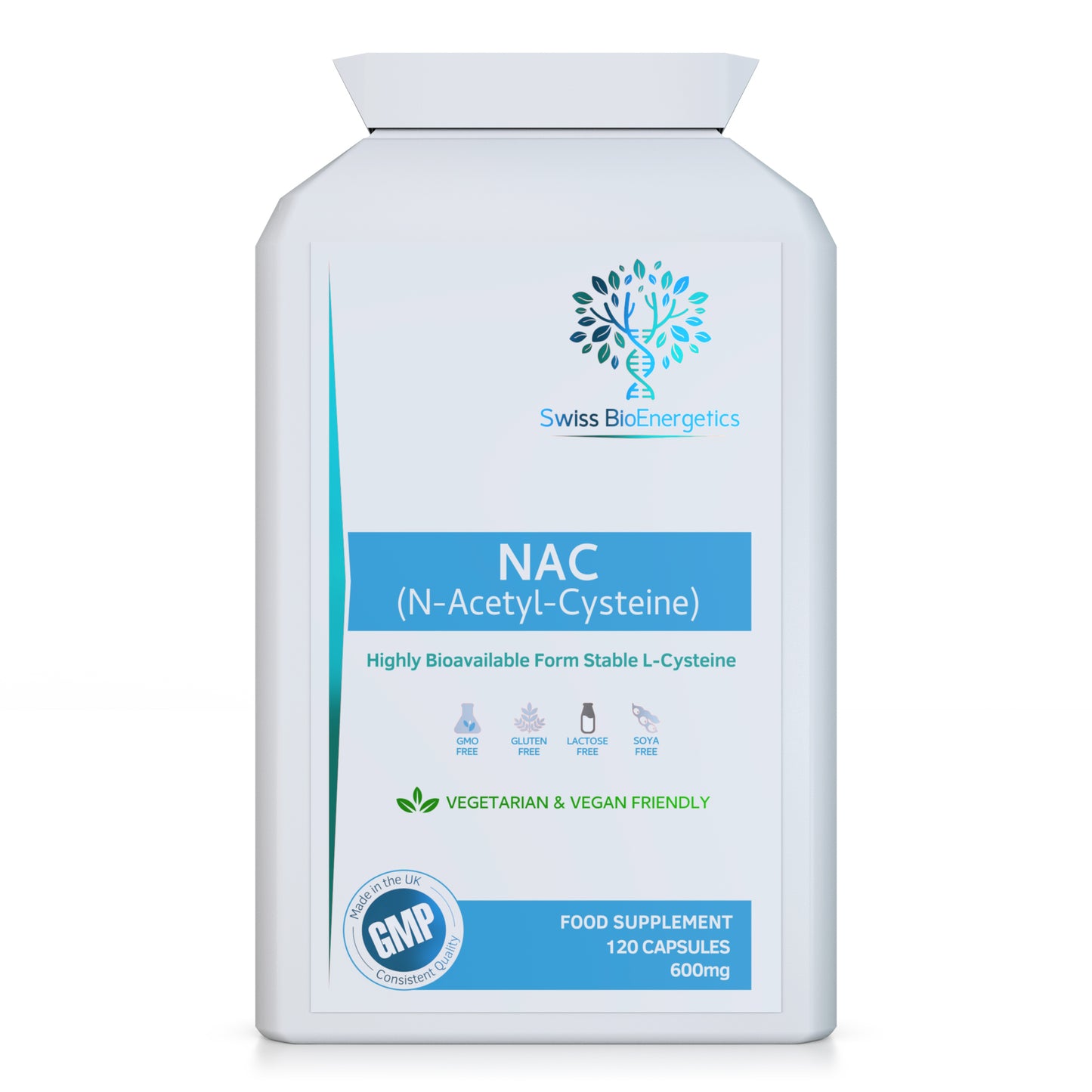 N-Acetyl Cysteine (NAC) 600 mg 120 Capsules