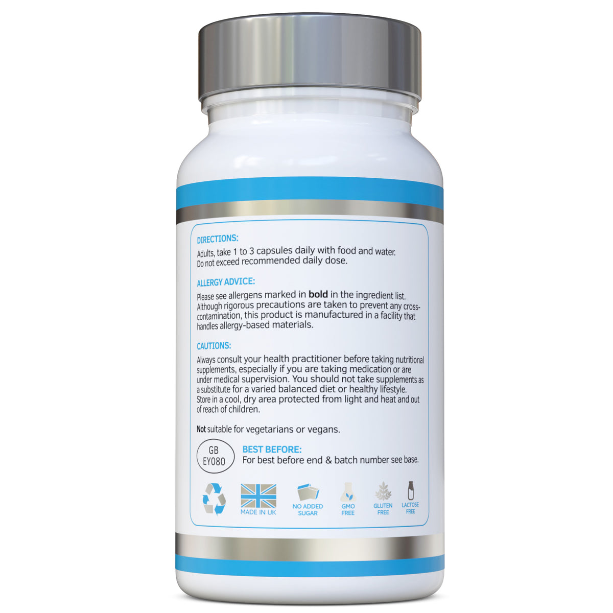 Swiss BioEnergetics Omega-3 Fish Oil Soft Gels - Ultra Potent 1000mg, 90 Capsules