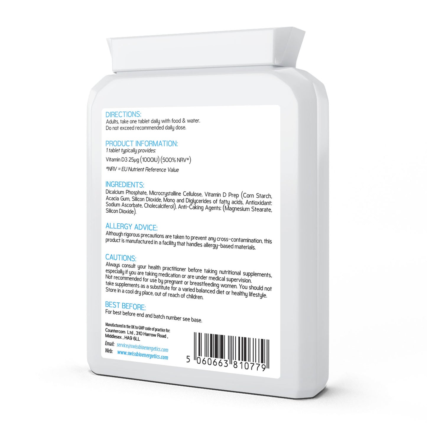 Vegan Vitamin D3 1000 IU