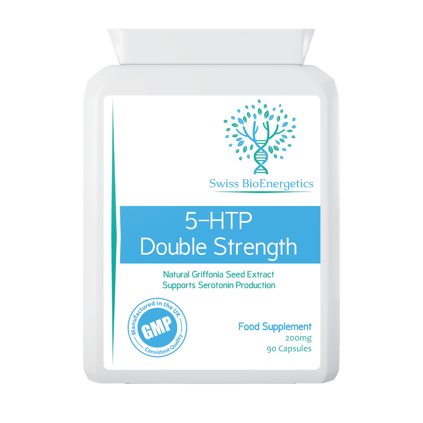 5HTP - Natural Griffonia Seed Extract Supplement – 90 Capsules - Made in The UK to the GMP code of practice