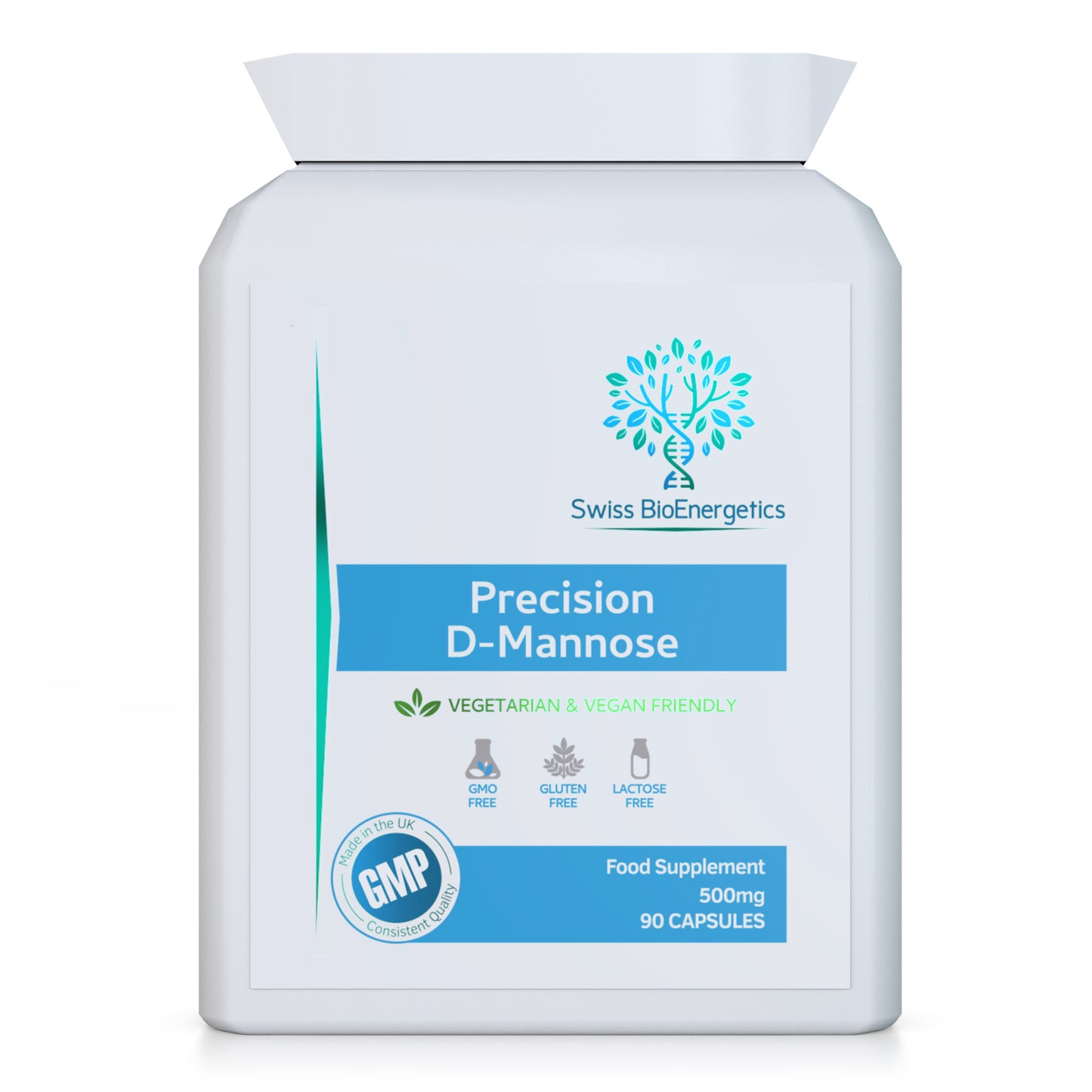 Precision D-Mannose 500mg 90 Capsules