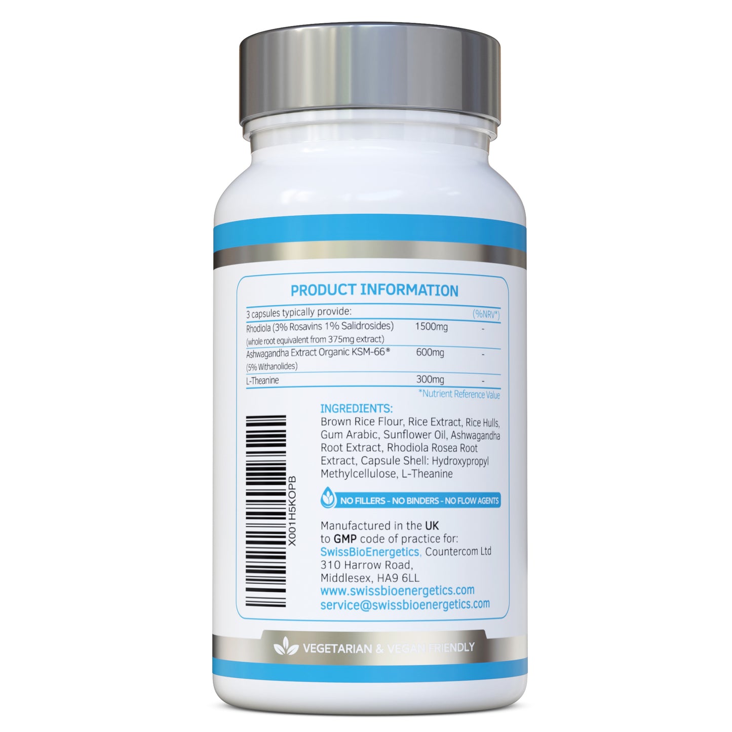 Rhodiola & Ashwagandha with L-Theanine