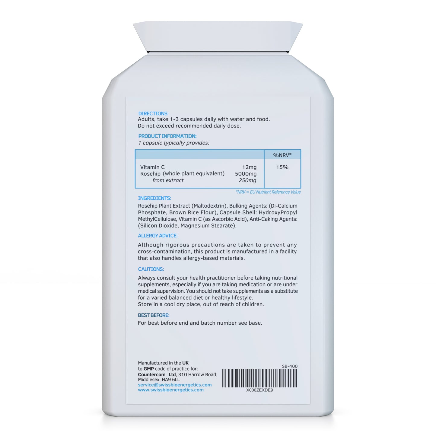 Rosehip 5000mg 120 Capsules