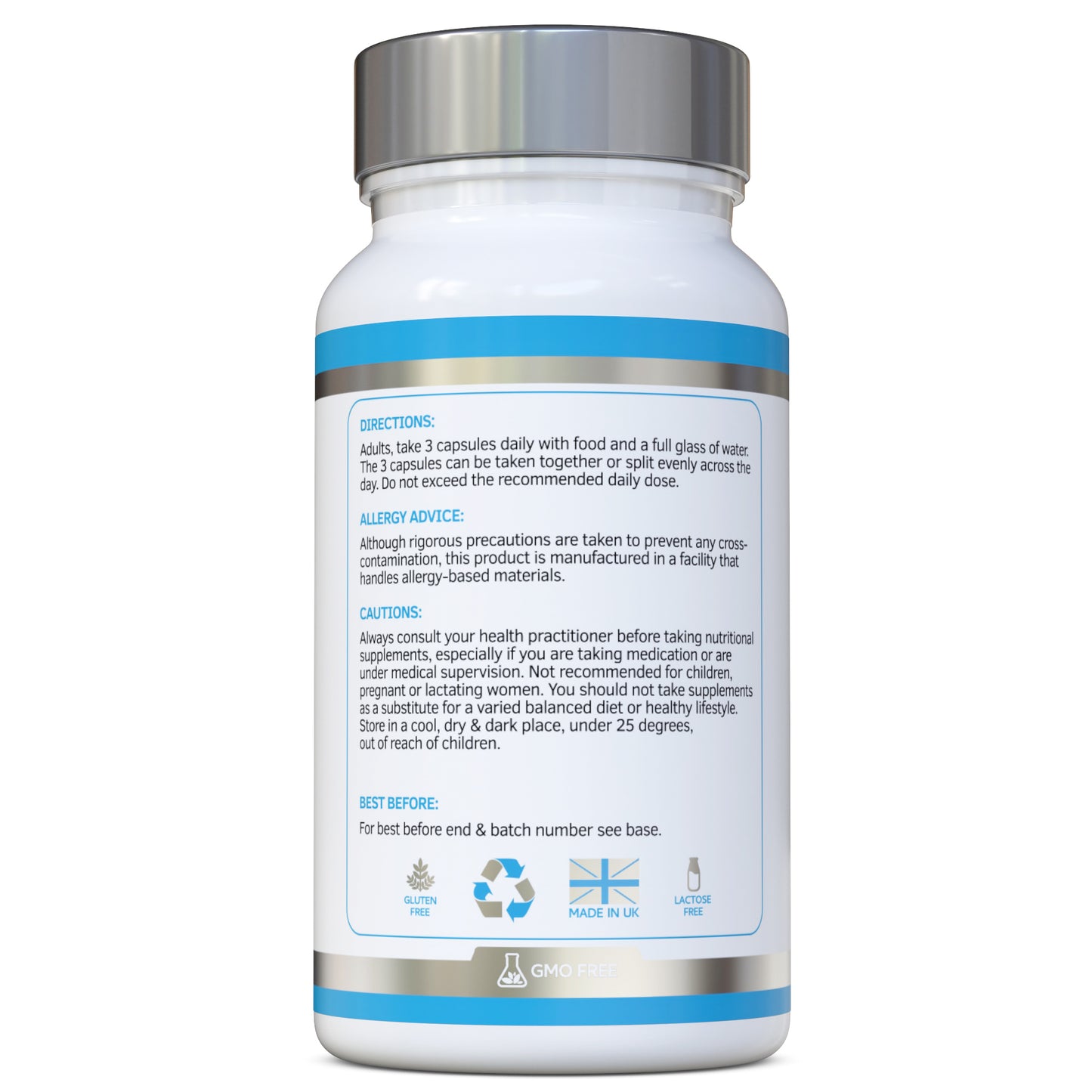 Taurine Supplement 1500mg 60 Day Supply