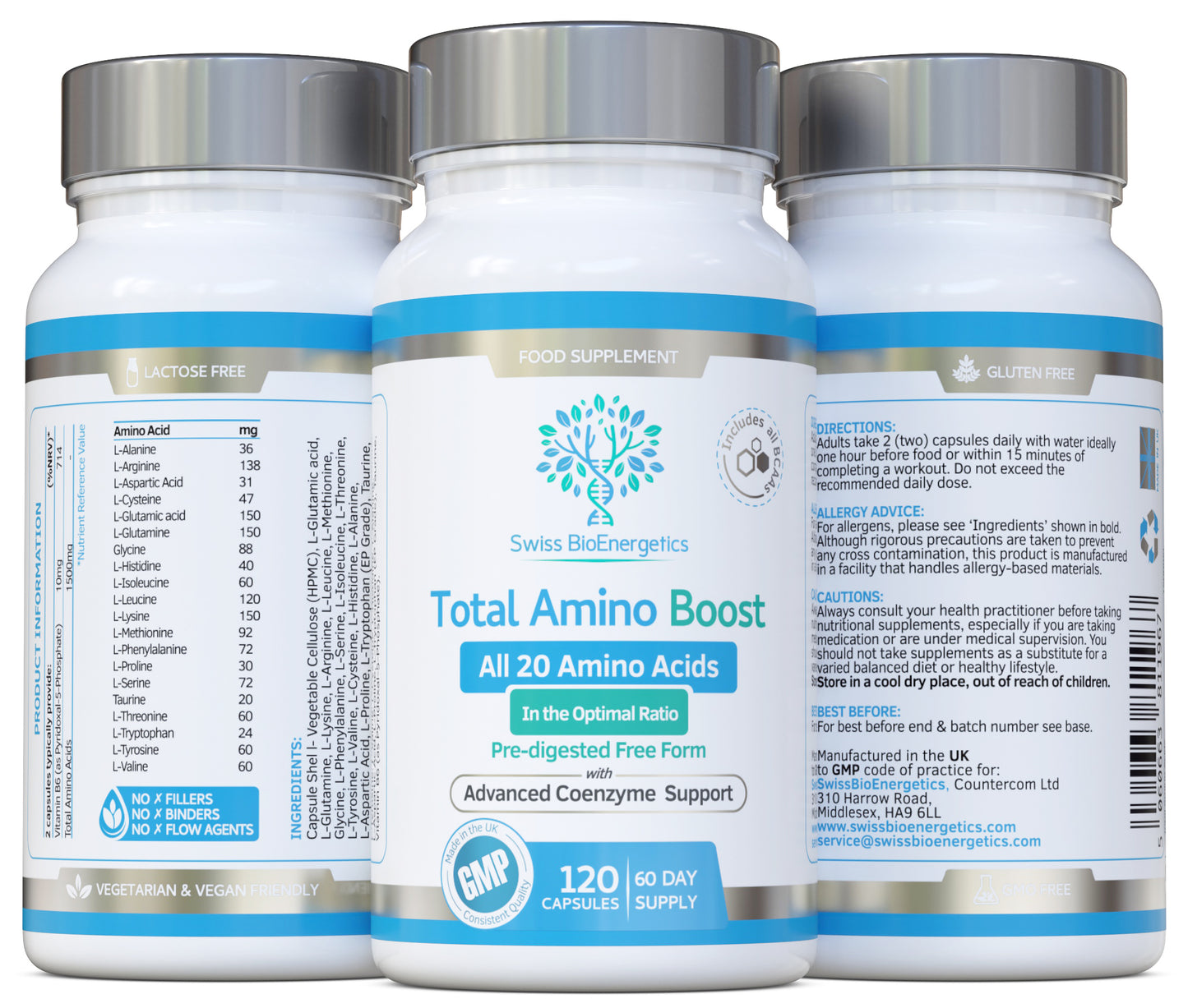 Total Amino Boost - 120 Capsules
