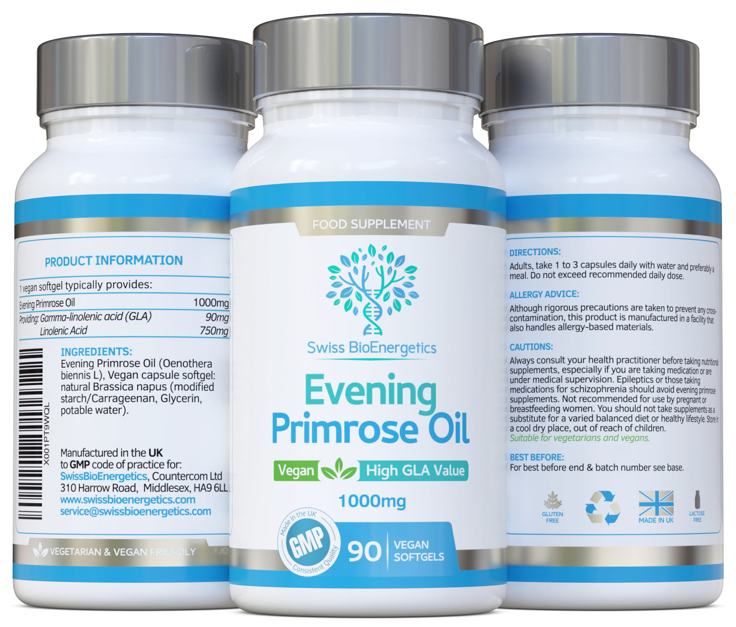 Evening Primrose Oil 1000mg 90 Capsules