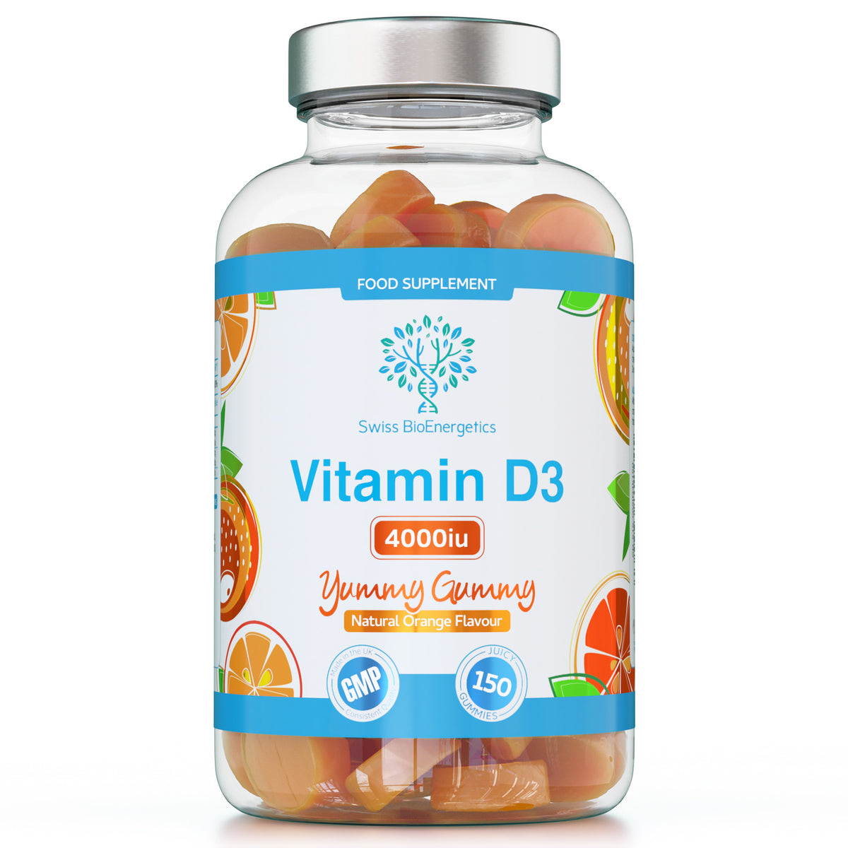 Vitamin D3 Gummies 4000 IU 150 Natural Flavour Gummies